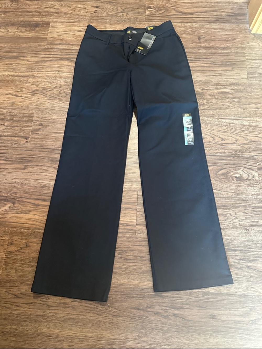 Lee Women's Black Wide-Leg Dress Pants
